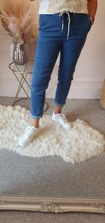 Mom Fit Jeans - Blue