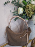 Load image into Gallery viewer, Corduroy Shoulder Bag  - Taupe
