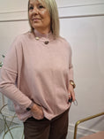 Load image into Gallery viewer, Bead Detail Jumper - Dusky Pink
