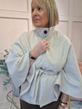 Load image into Gallery viewer, Cape  Jacket - Oatmeal
