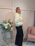 Load image into Gallery viewer, Short Hooded Jacket - Cream
