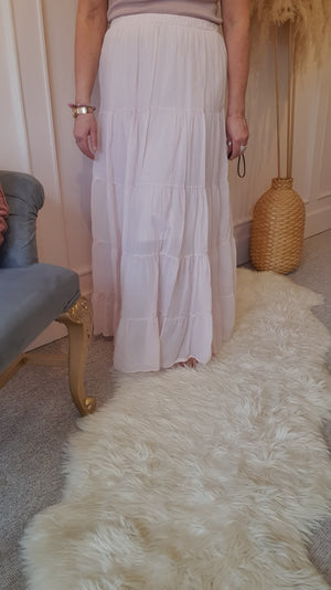 Gypsy Maxi skirt - Pale Pink