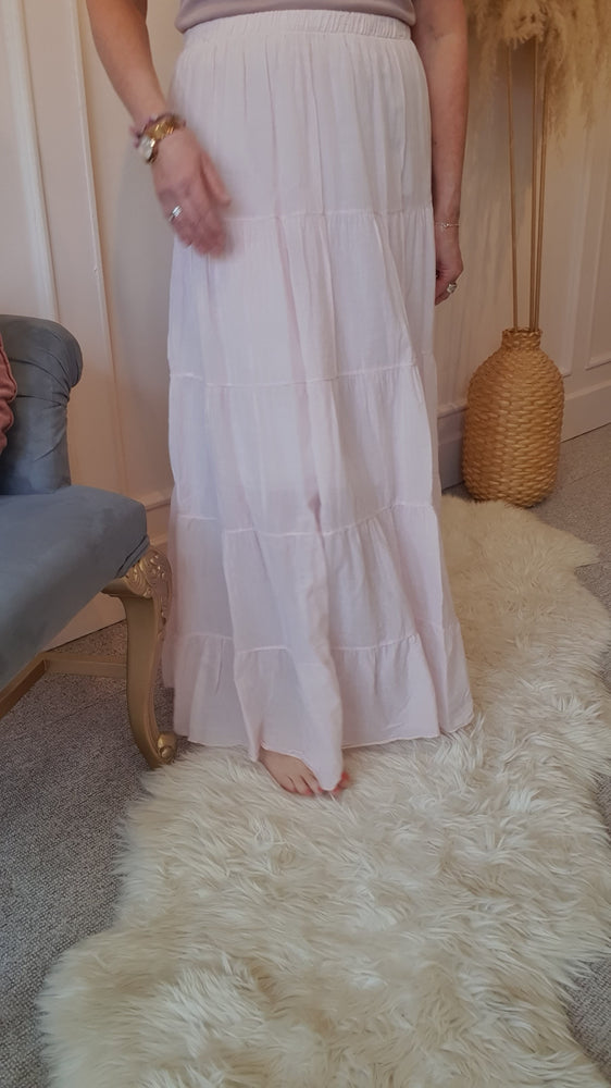 Gypsy Maxi skirt - Pale Pink