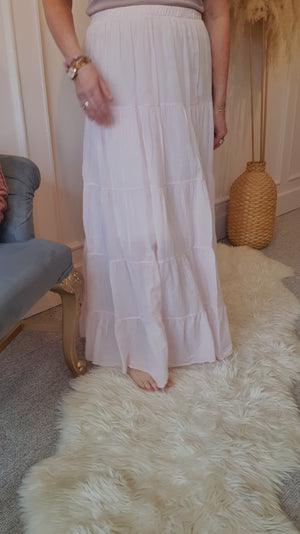 Gypsy Maxi skirt - Pale Pink
