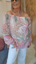 Floral Blossom Top - Pink/Cream
