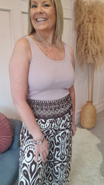Just A Ribbed Vest Top - Dusky Pink